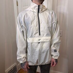 Vintage Y2K Nike Men's Anorak 1/4 Zip Hooded Jacket